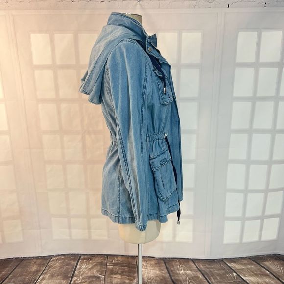 Ashley Vintage charm Windsor Carpe Denim Anorak jacket size medium - Picture 7 of 13